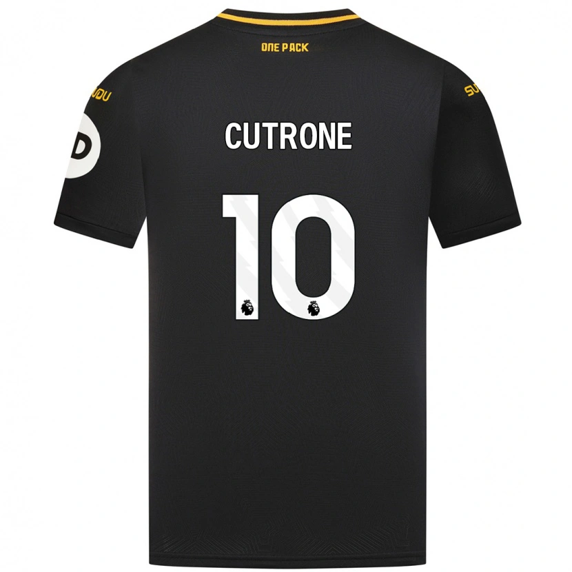 Danxen Dětské Patrick Cutrone #10 Černý Daleko Hráčské Dresy 2024/25 Dres