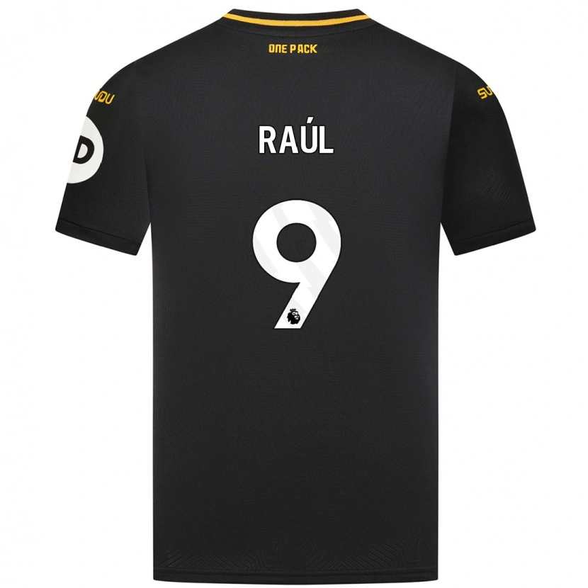 Danxen Dětské Raul Jimenez #9 Černý Daleko Hráčské Dresy 2024/25 Dres