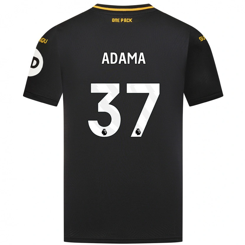 Danxen Dětské Adama Traore #37 Černý Daleko Hráčské Dresy 2024/25 Dres