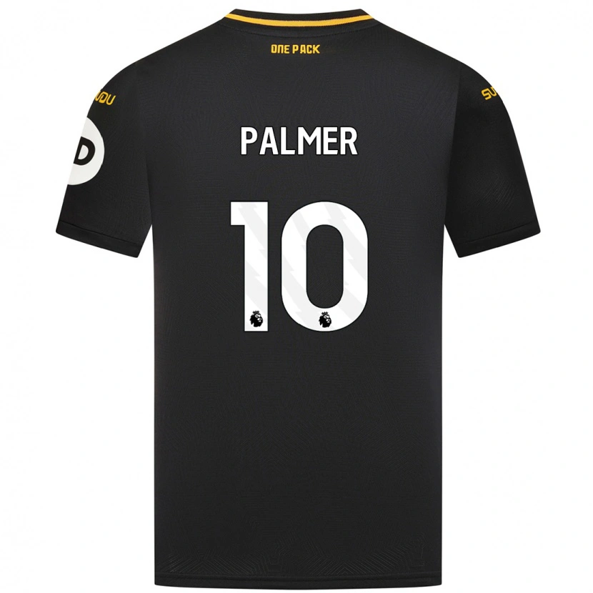 Danxen Dětské Jamila Palmer #10 Černý Daleko Hráčské Dresy 2024/25 Dres