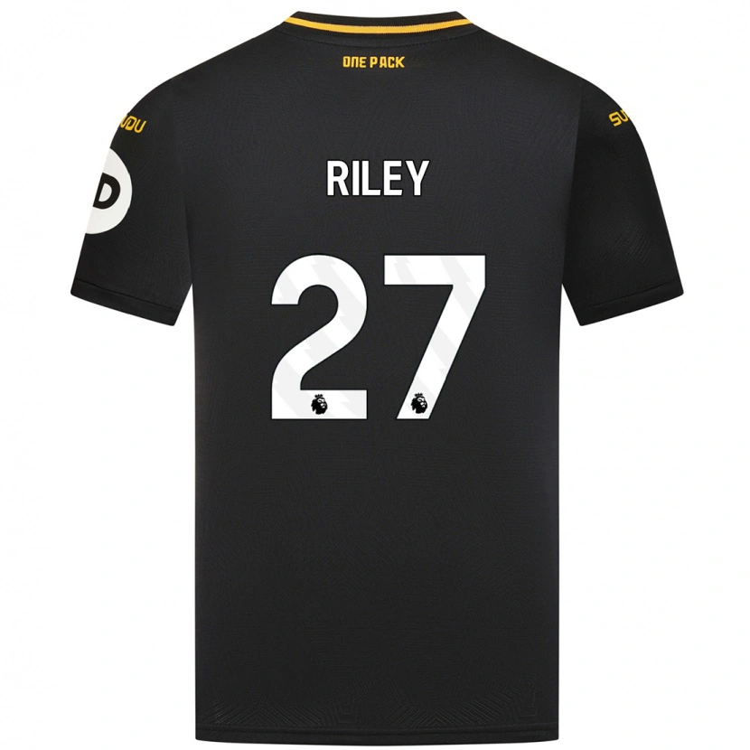 Danxen Dětské Lauren Riley #27 Černý Daleko Hráčské Dresy 2024/25 Dres