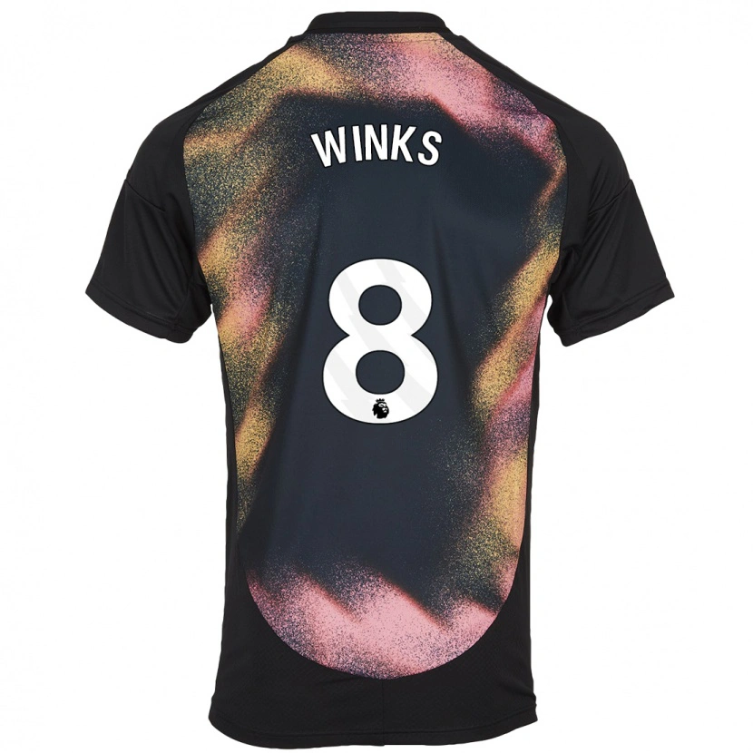 Danxen Dětské Harry Winks #8 Černá Bílá Daleko Hráčské Dresy 2024/25 Dres