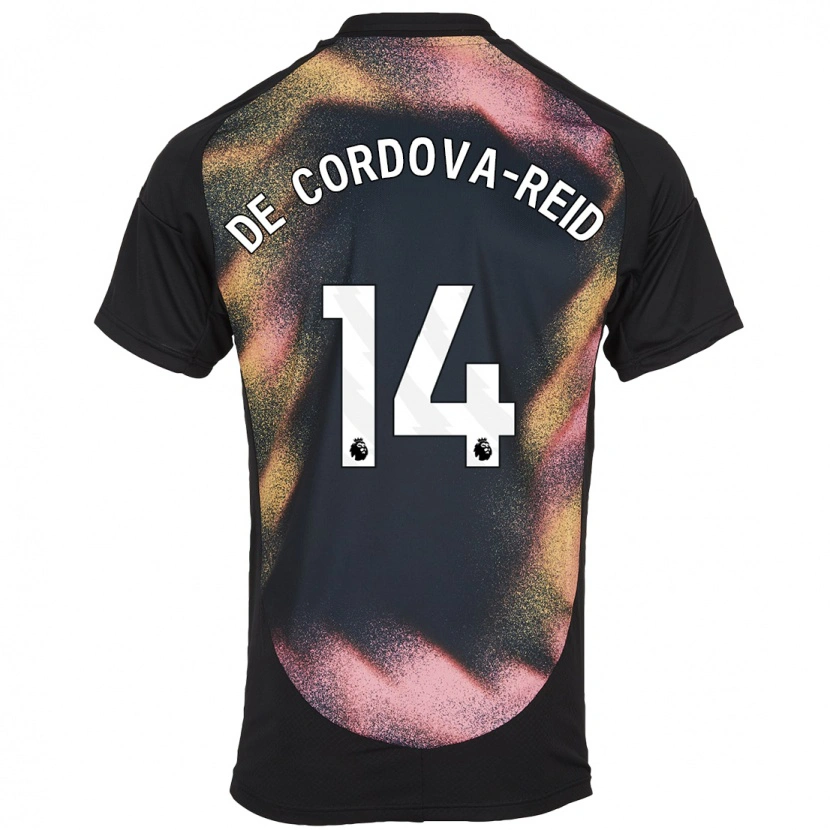 Danxen Dětské Bobby De Cordova-Reid #14 Černá Bílá Daleko Hráčské Dresy 2024/25 Dres