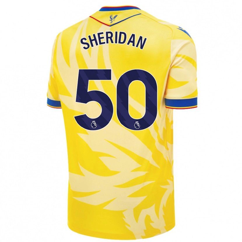 Danxen Dětské Joe Sheridan #50 Žluť Daleko Hráčské Dresy 2024/25 Dres