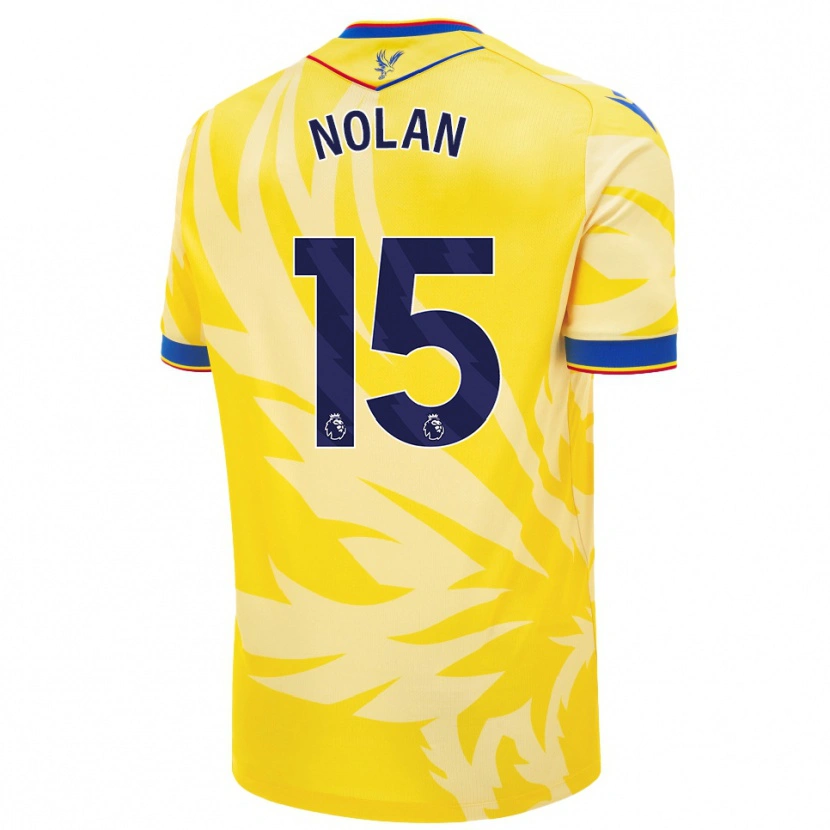 Danxen Dětské Hayley Nolan #15 Žluť Daleko Hráčské Dresy 2024/25 Dres