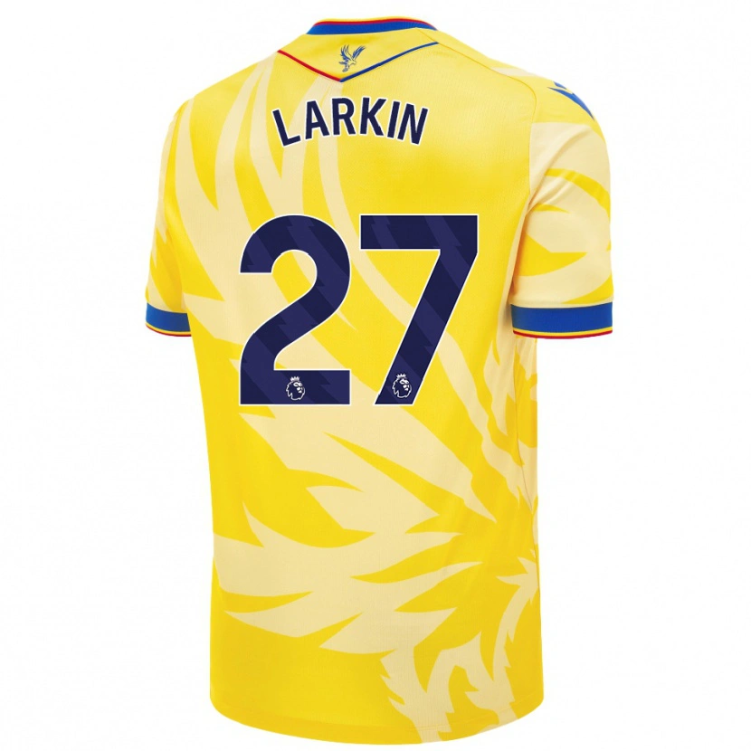 Danxen Dětské Abbie Larkin #27 Žluť Daleko Hráčské Dresy 2024/25 Dres