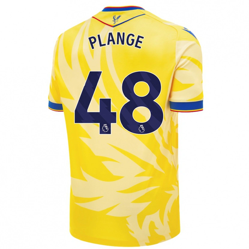 Danxen Dětské Luke Plange #48 Žluť Daleko Hráčské Dresy 2024/25 Dres