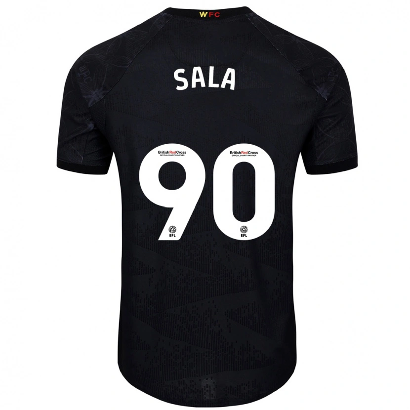 Danxen Dětské Joel Sala #90 Černá Bílá Daleko Hráčské Dresy 2024/25 Dres