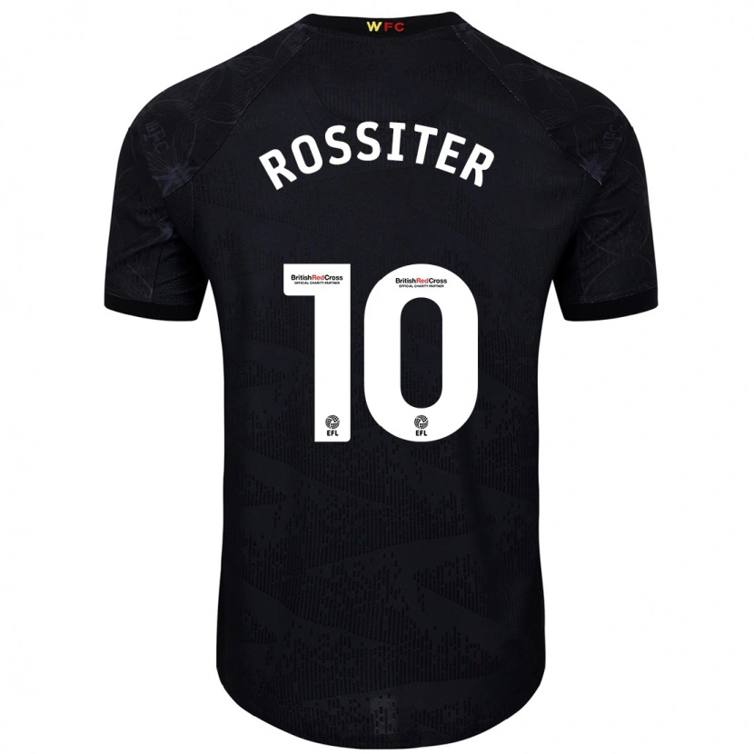 Danxen Dětské Annie Rossiter #10 Černá Bílá Daleko Hráčské Dresy 2024/25 Dres