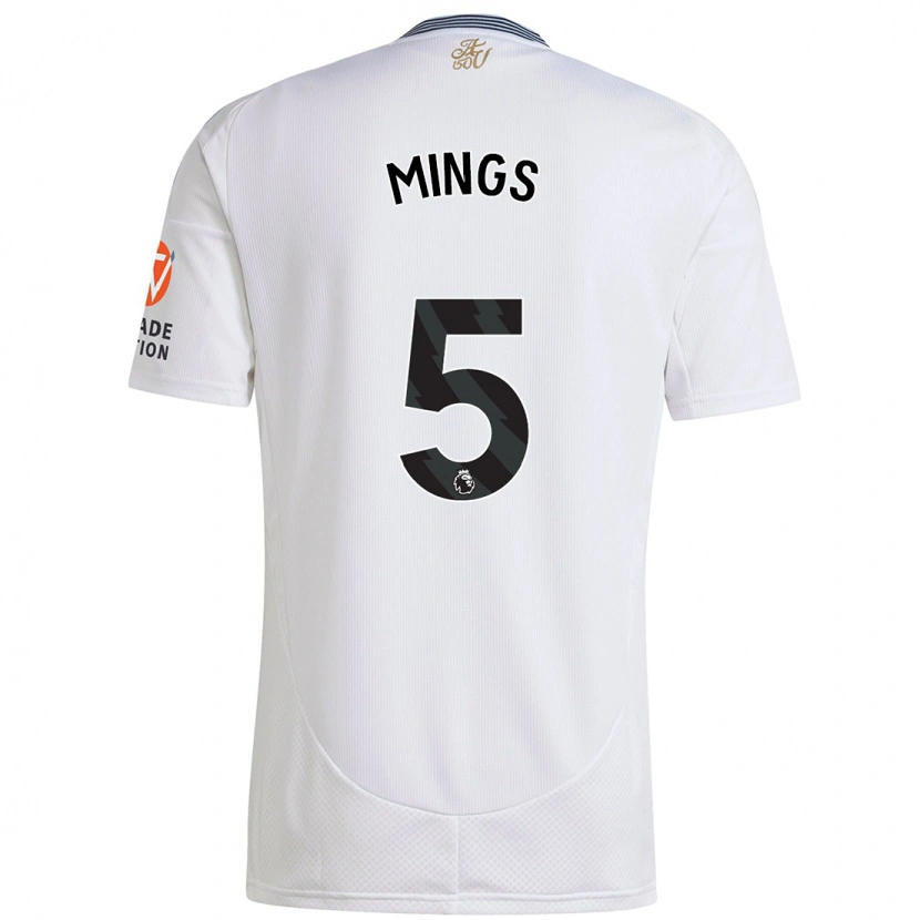 Danxen Dětské Tyrone Mings #5 Bílý Daleko Hráčské Dresy 2024/25 Dres