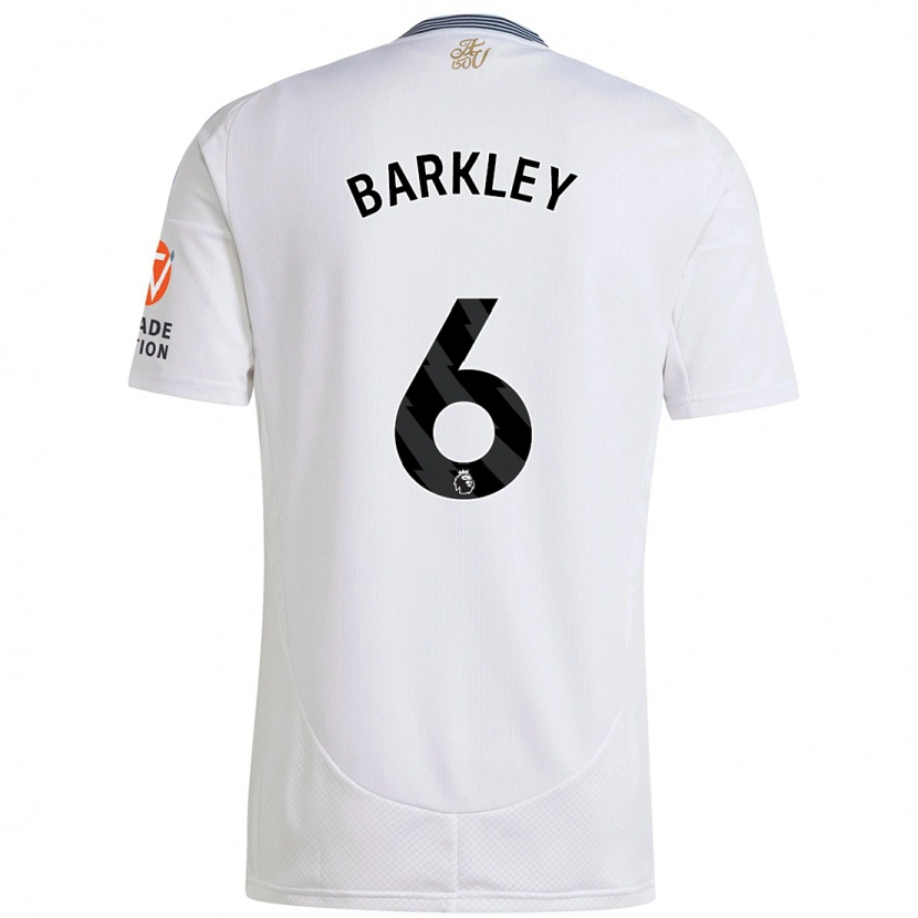 Danxen Dětské Ross Barkley #6 Bílý Daleko Hráčské Dresy 2024/25 Dres