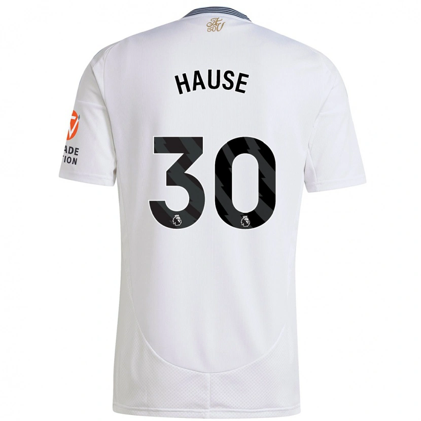 Danxen Dětské Kortney Hause #30 Bílý Daleko Hráčské Dresy 2024/25 Dres