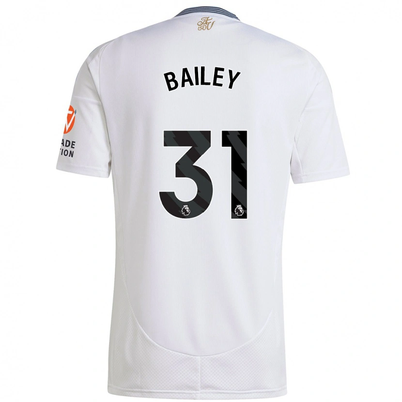 Danxen Dětské Leon Bailey #31 Bílý Daleko Hráčské Dresy 2024/25 Dres