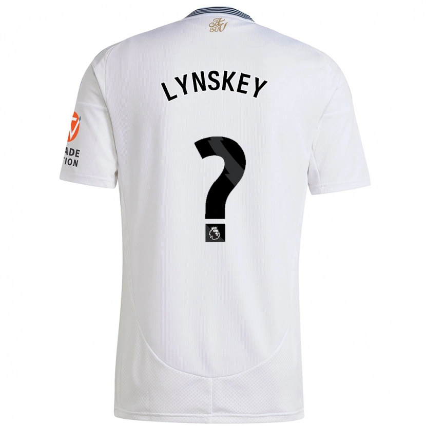 Danxen Dětské Alfie Lynskey #0 Bílý Daleko Hráčské Dresy 2024/25 Dres