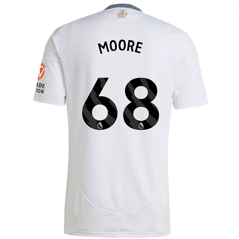 Danxen Dětské Kobei Moore #68 Bílý Daleko Hráčské Dresy 2024/25 Dres