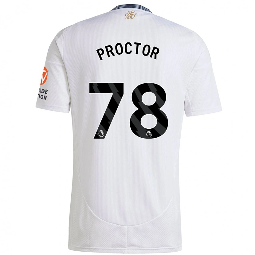 Danxen Dětské Sam Proctor #78 Bílý Daleko Hráčské Dresy 2024/25 Dres