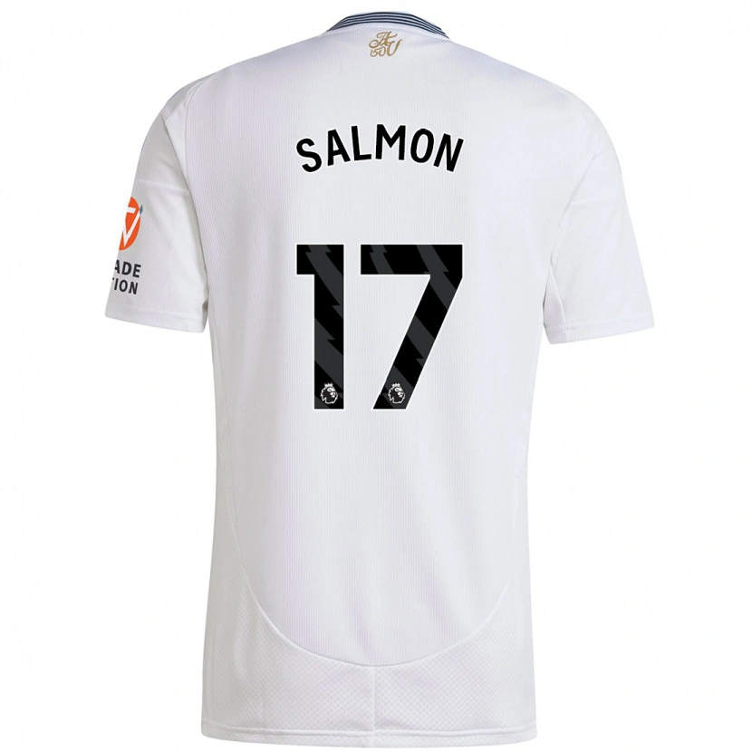 Danxen Dětské Ebony Salmon #17 Bílý Daleko Hráčské Dresy 2024/25 Dres