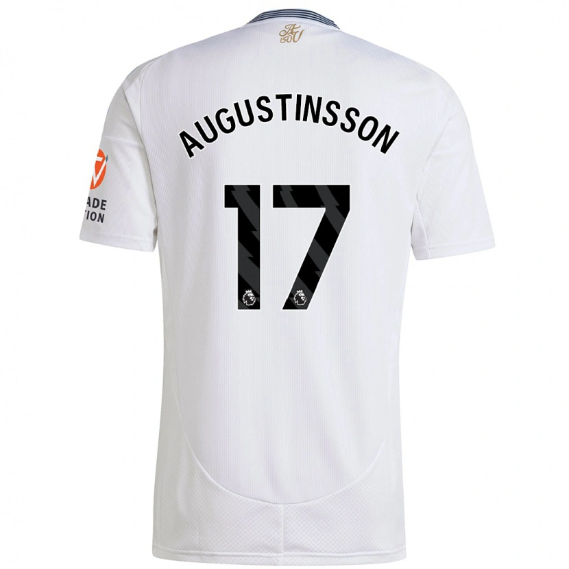 Danxen Dětské Ludwig Augustinsson #17 Bílý Daleko Hráčské Dresy 2024/25 Dres