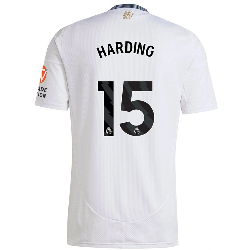 Danxen Dětské Natasha Harding #15 Bílý Daleko Hráčské Dresy 2024/25 Dres