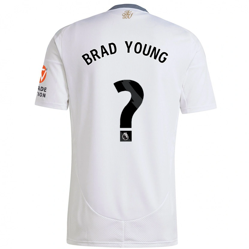 Danxen Dětské Brad Young #0 Bílý Daleko Hráčské Dresy 2024/25 Dres