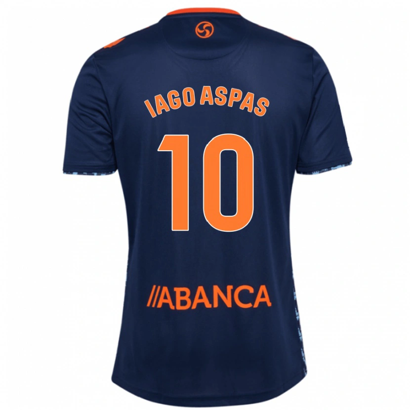 Danxen Dětské Iago Aspas #10 Námořnická Modř Daleko Hráčské Dresy 2024/25 Dres