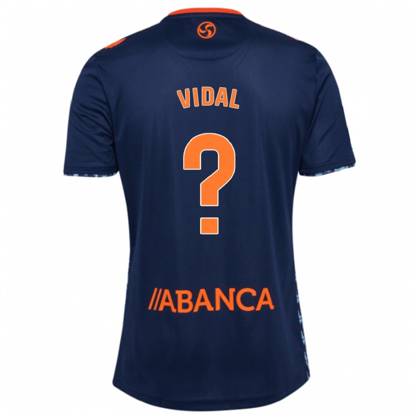 Danxen Dětské Marc Vidal #0 Námořnická Modř Daleko Hráčské Dresy 2024/25 Dres