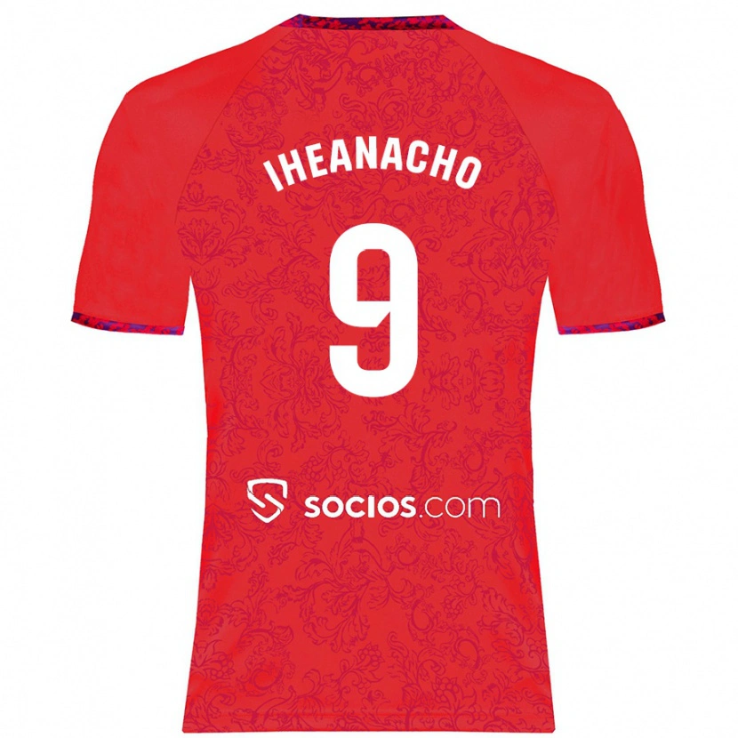 Danxen Dětské Kelechi Iheanacho #9 Červený Daleko Hráčské Dresy 2024/25 Dres