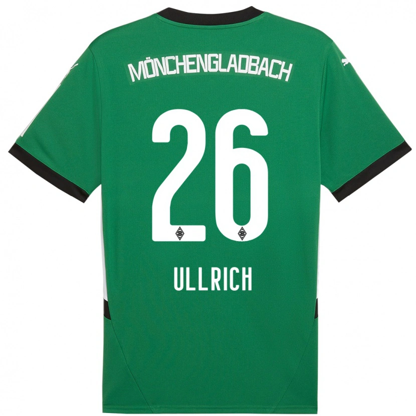 Danxen Dětské Lukas Ullrich #26 Zelená Bílá Daleko Hráčské Dresy 2024/25 Dres