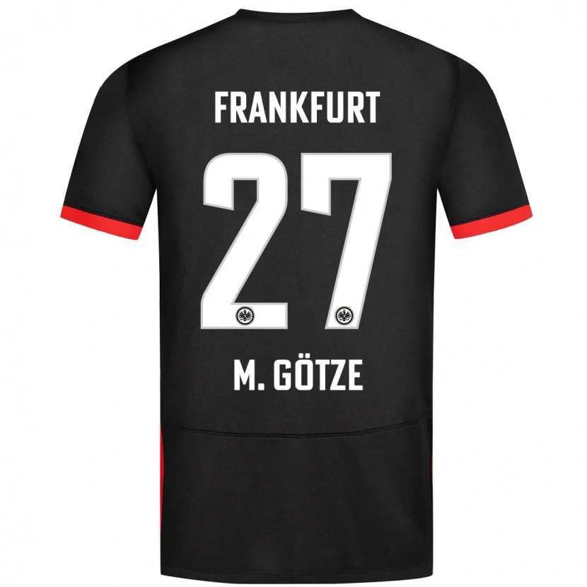 Danxen Dětské Mario Götze #27 Černý Daleko Hráčské Dresy 2024/25 Dres