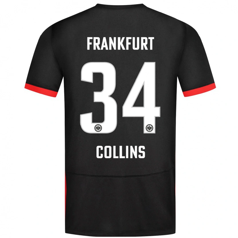 Danxen Dětské Nnamdi Collins #34 Černý Daleko Hráčské Dresy 2024/25 Dres