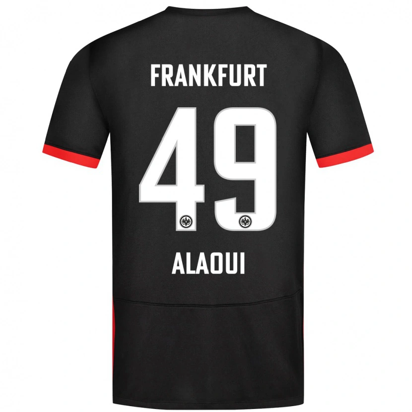 Danxen Dětské Anas Alaoui #49 Černý Daleko Hráčské Dresy 2024/25 Dres