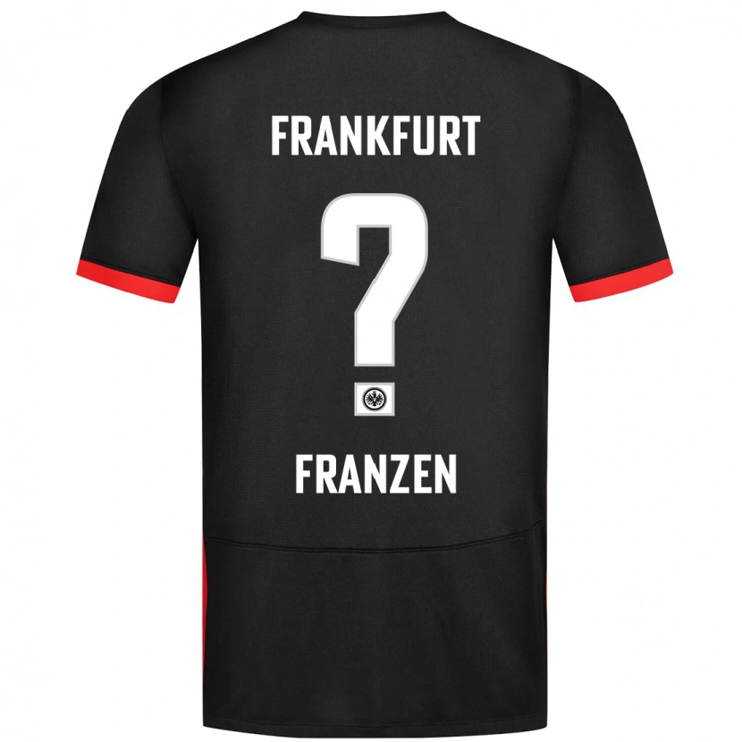 Danxen Dětské Marlon Franzen #0 Černý Daleko Hráčské Dresy 2024/25 Dres