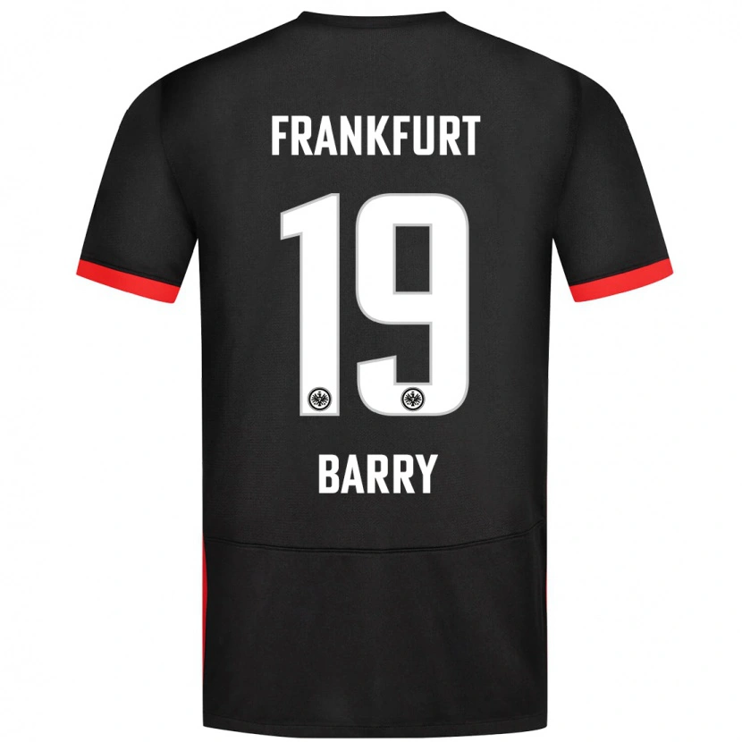 Danxen Dětské Jasha Barry #19 Černý Daleko Hráčské Dresy 2024/25 Dres