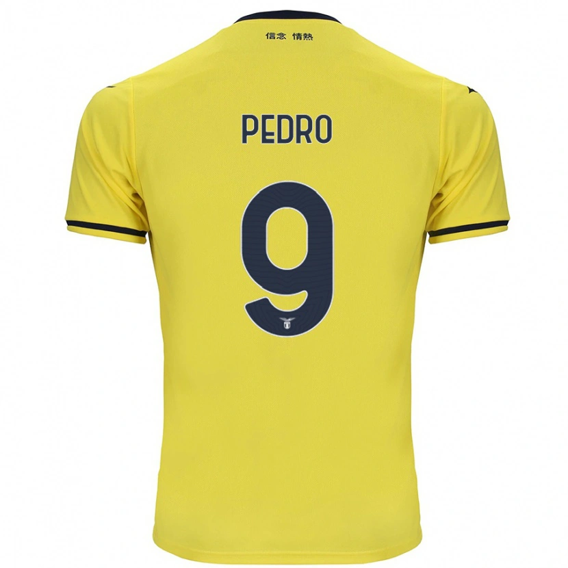 Danxen Dětské Pedro #9 Žluť Daleko Hráčské Dresy 2024/25 Dres