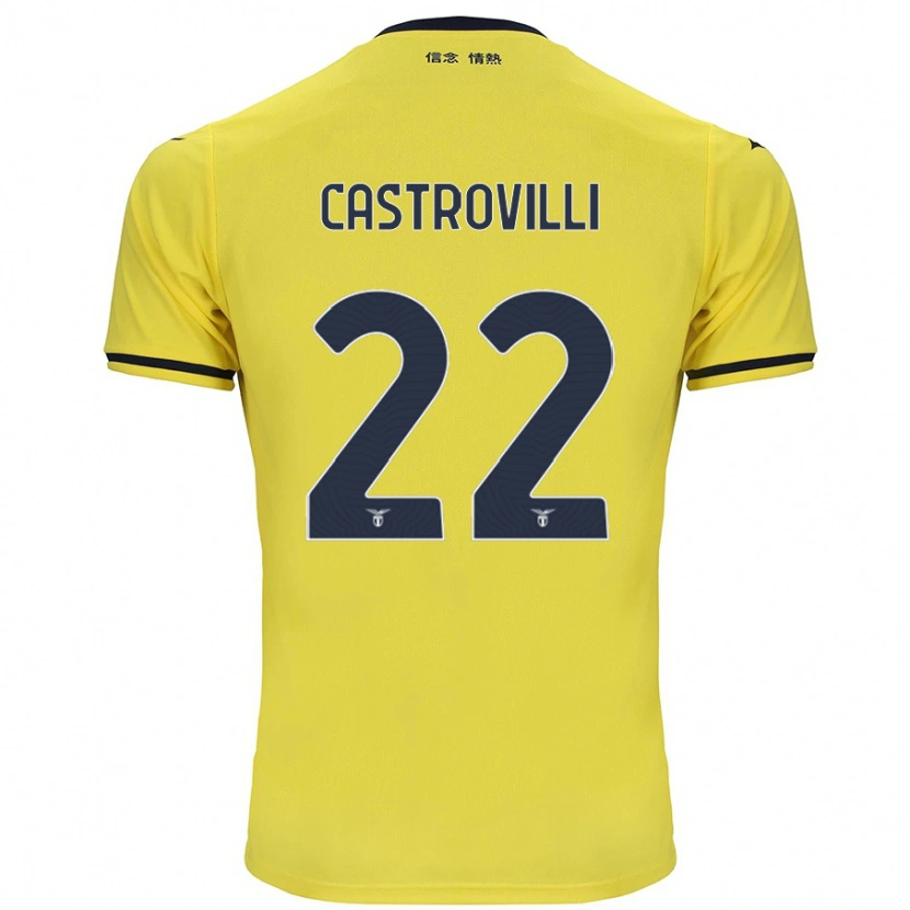 Danxen Dětské Gaetano Castrovilli #22 Žluť Daleko Hráčské Dresy 2024/25 Dres