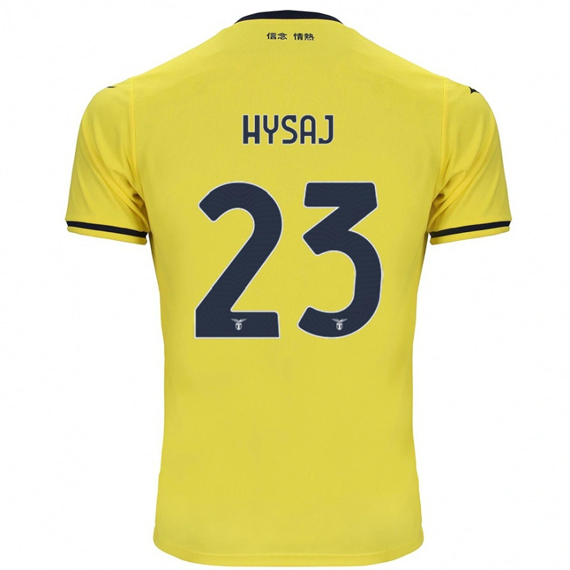 Danxen Dětské Elseid Hysaj #23 Žluť Daleko Hráčské Dresy 2024/25 Dres