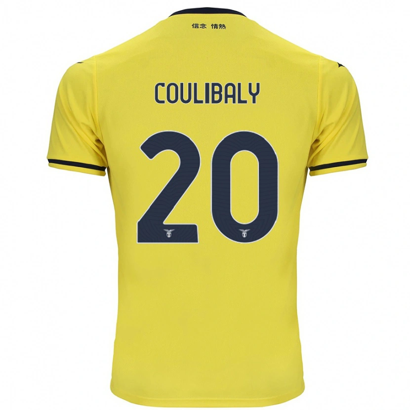 Danxen Dětské Larsson Coulibaly #20 Žluť Daleko Hráčské Dresy 2024/25 Dres