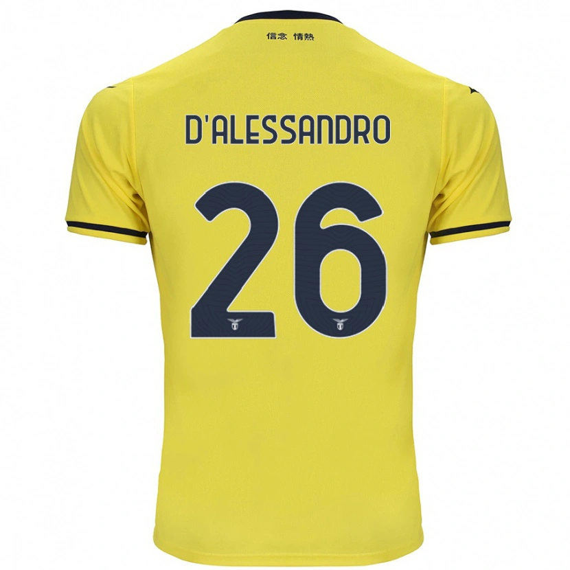 Danxen Dětské Mattya D'alessandro #26 Žluť Daleko Hráčské Dresy 2024/25 Dres