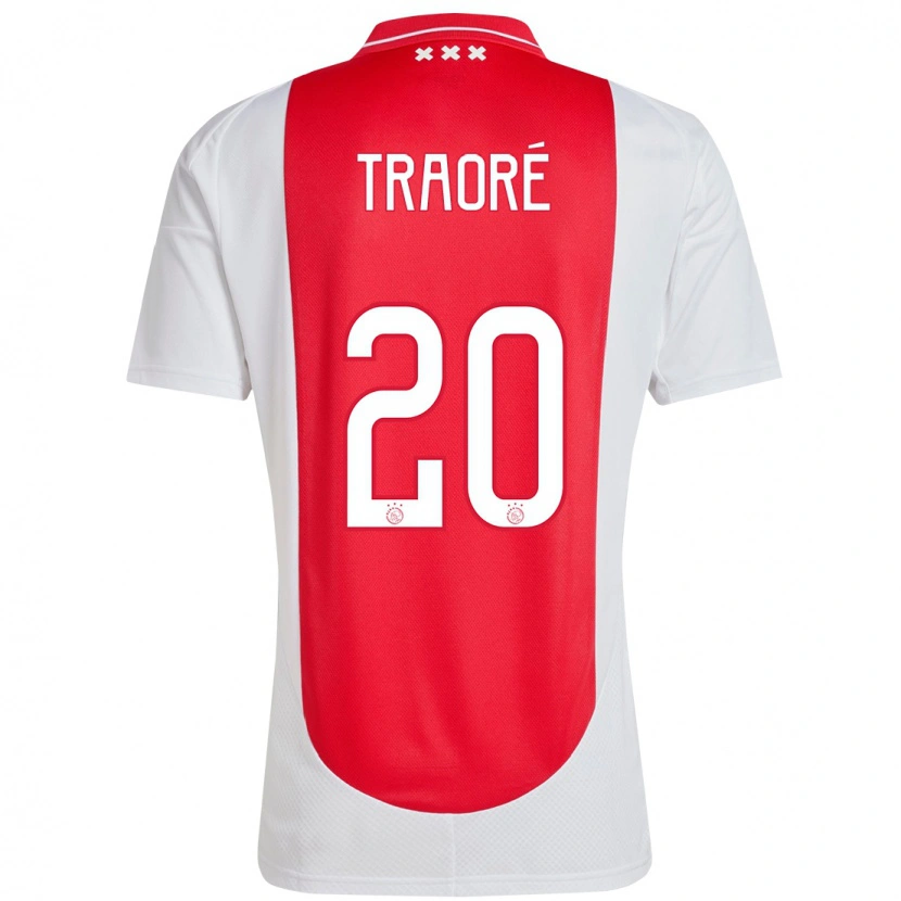 Danxen Pánské Bertrand Traoré #20 Červená Bílá Domů Hráčské Dresy 2024/25 Dres