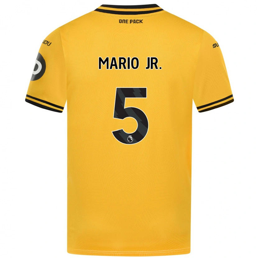 Danxen Pánské Mario Lemina #5 Žluť Domů Hráčské Dresy 2024/25 Dres