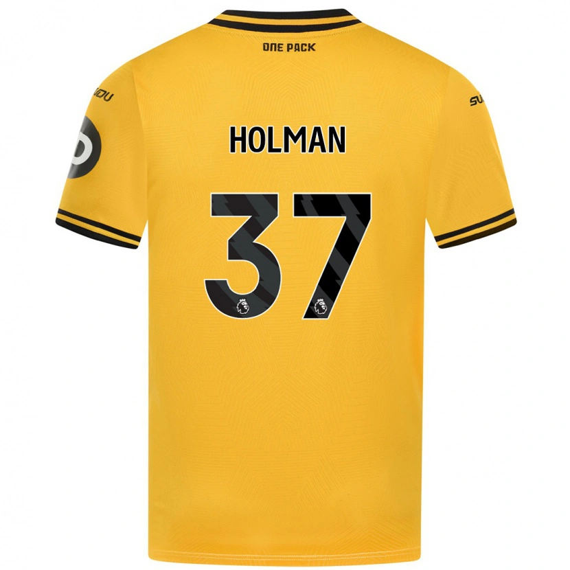 Danxen Pánské Fletcher Holman #37 Žluť Domů Hráčské Dresy 2024/25 Dres