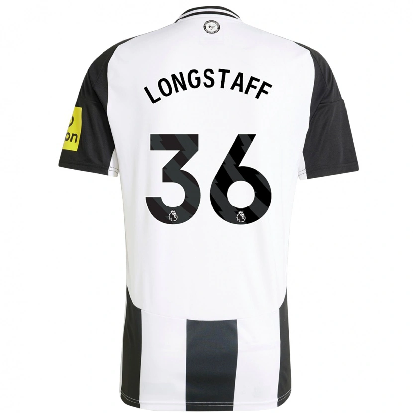 Danxen Pánské Sean Longstaff #36 Bílá Černá Domů Hráčské Dresy 2024/25 Dres