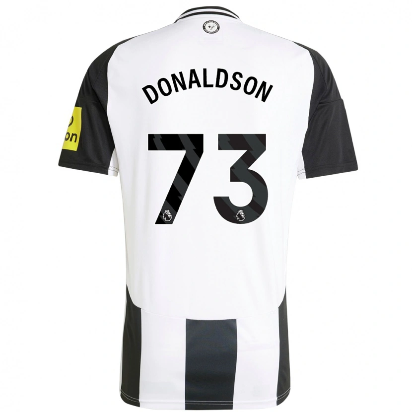 Danxen Pánské Josh Donaldson #73 Bílá Černá Domů Hráčské Dresy 2024/25 Dres