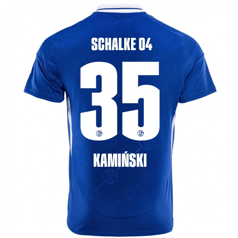 Danxen Pánské Marcin Kaminski #35 Královská Modrá Domů Hráčské Dresy 2024/25 Dres