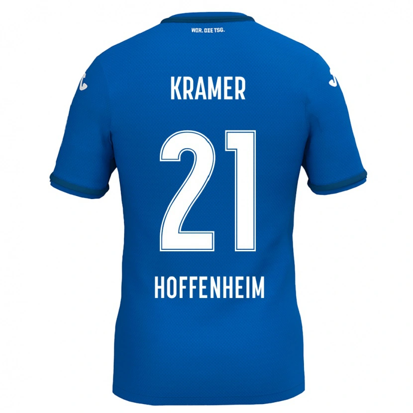 Danxen Pánské Emil Kramer #21 Královská Modř Domů Hráčské Dresy 2024/25 Dres