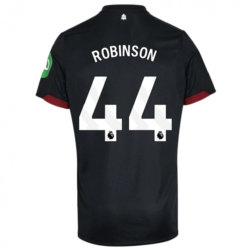 Danxen Pánské Junior Robinson #44 Černá Bílá Daleko Hráčské Dresy 2024/25 Dres