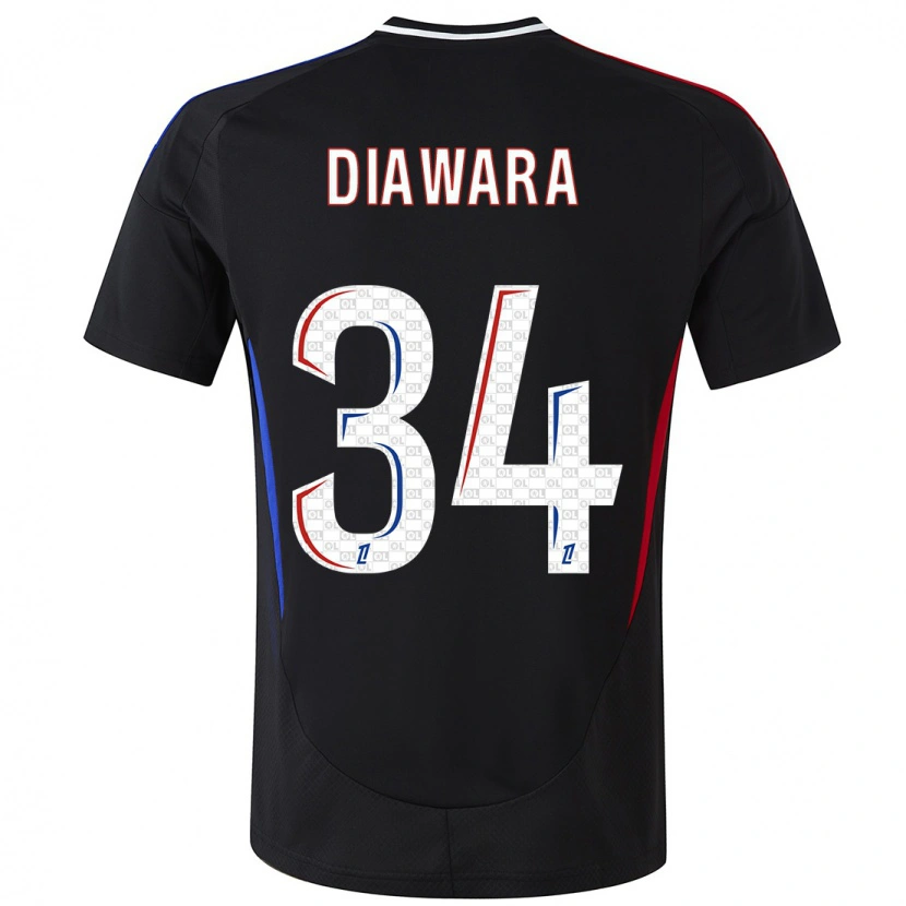 Danxen Pánské Mahamadou Diawara #34 Černý Daleko Hráčské Dresy 2024/25 Dres