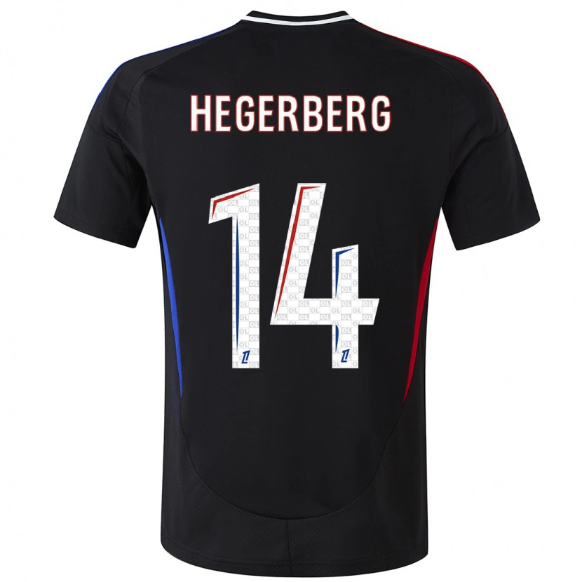 Danxen Pánské Ada Hegerberg #14 Černý Daleko Hráčské Dresy 2024/25 Dres