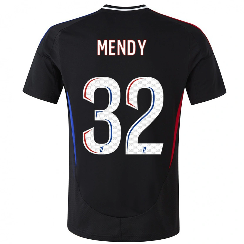 Danxen Pánské Maeline Mendy #32 Černý Daleko Hráčské Dresy 2024/25 Dres