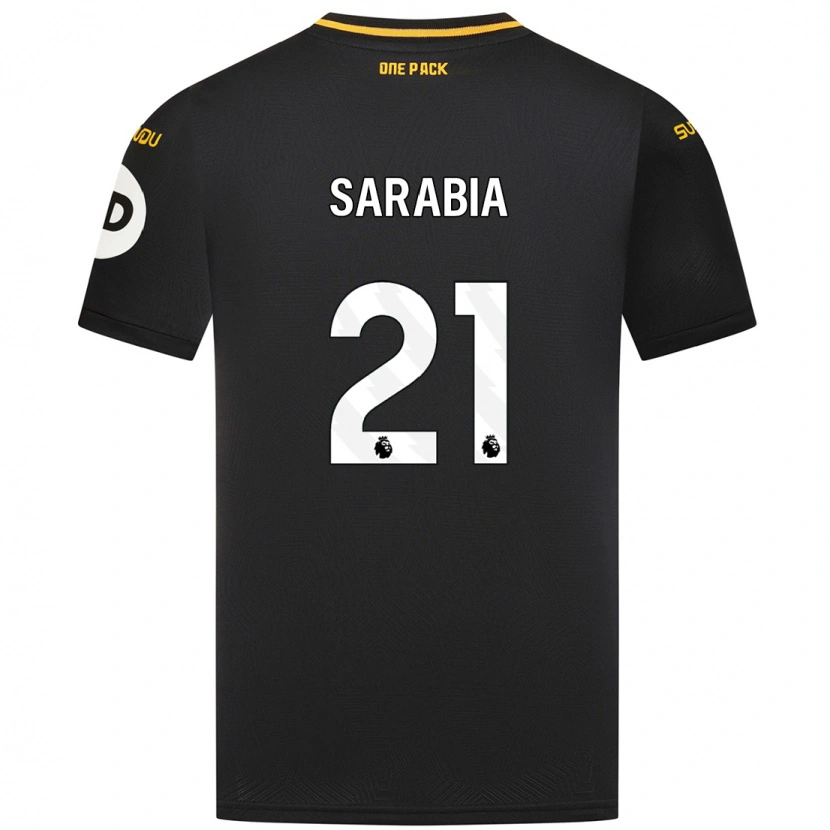 Danxen Pánské Pablo Sarabia #21 Černý Daleko Hráčské Dresy 2024/25 Dres